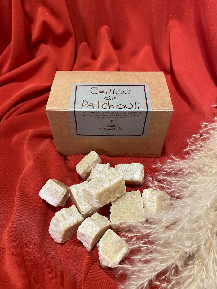 Cailloux végétaux parfumés au Patchouli le Jardin de mon Grand-père