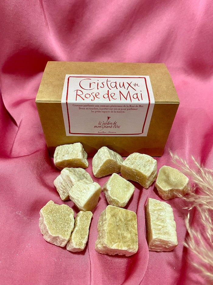 Cristaux végétaux senteur Rose de mai Le Jardin de mon Grand-père