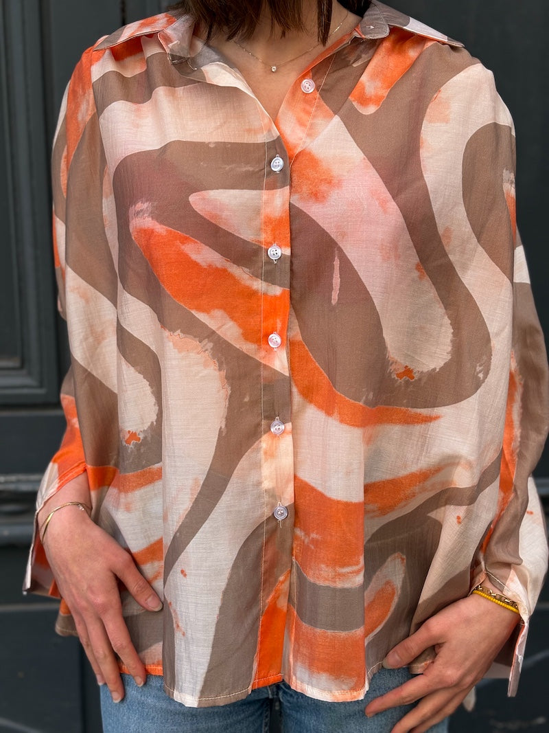 Blouse tendance femme bohème motif