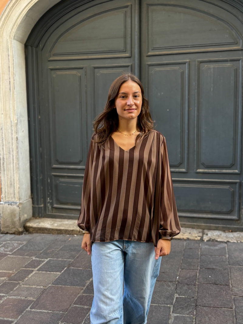 chemise rayée pour femme tendance