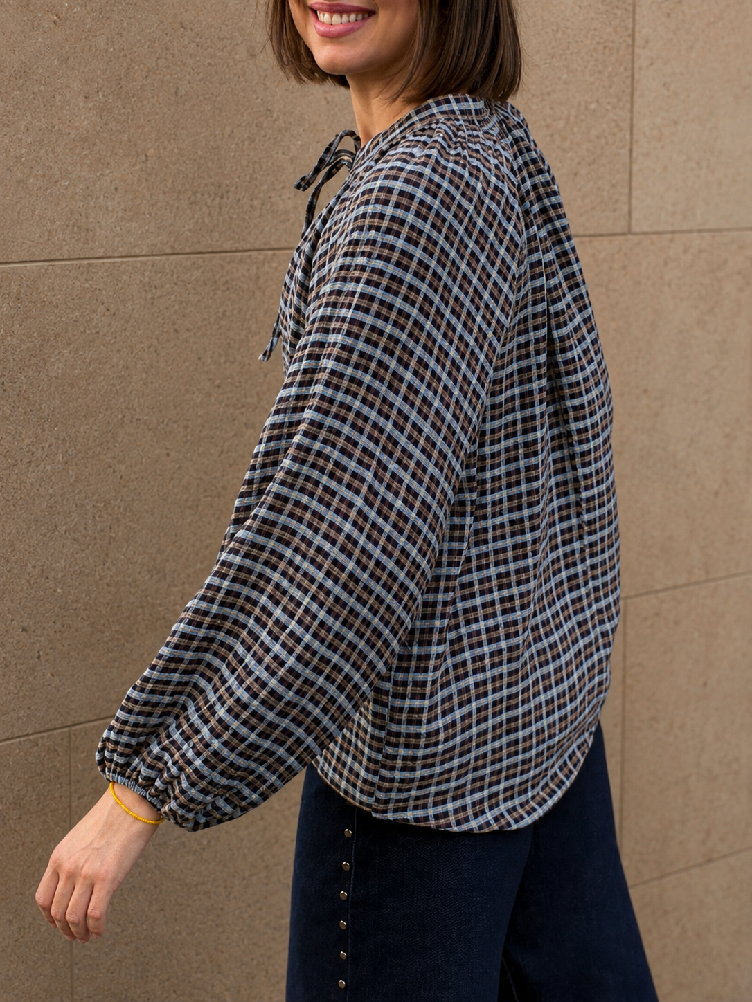 chemise à carreaux vintage et rétro pour femme tendance automne mi saison