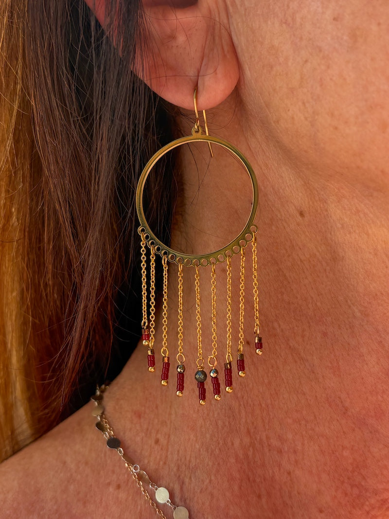 Boucles d'oreilles ZAG