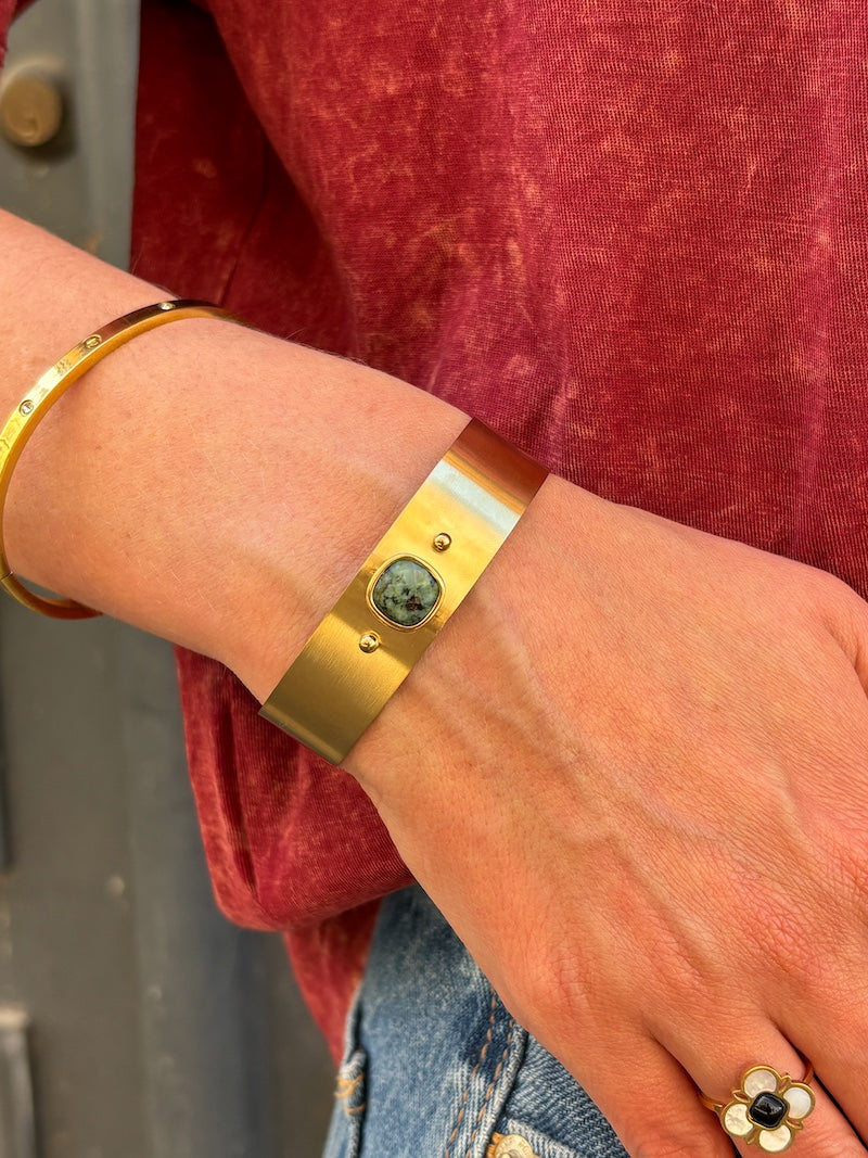 Bracelet jonc ZAG bijoux