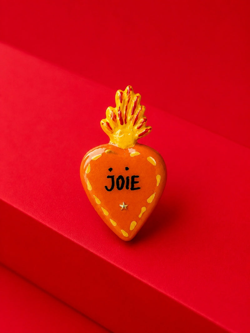 broche coeur sacre protecteur
