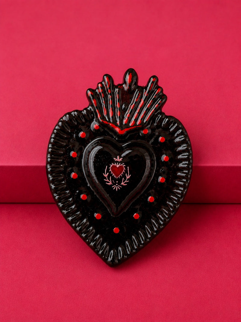 Broche milagros mexicain noir - Bohème et tendance