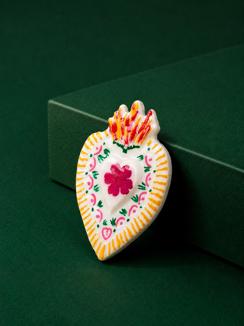 broche fleurs tendance