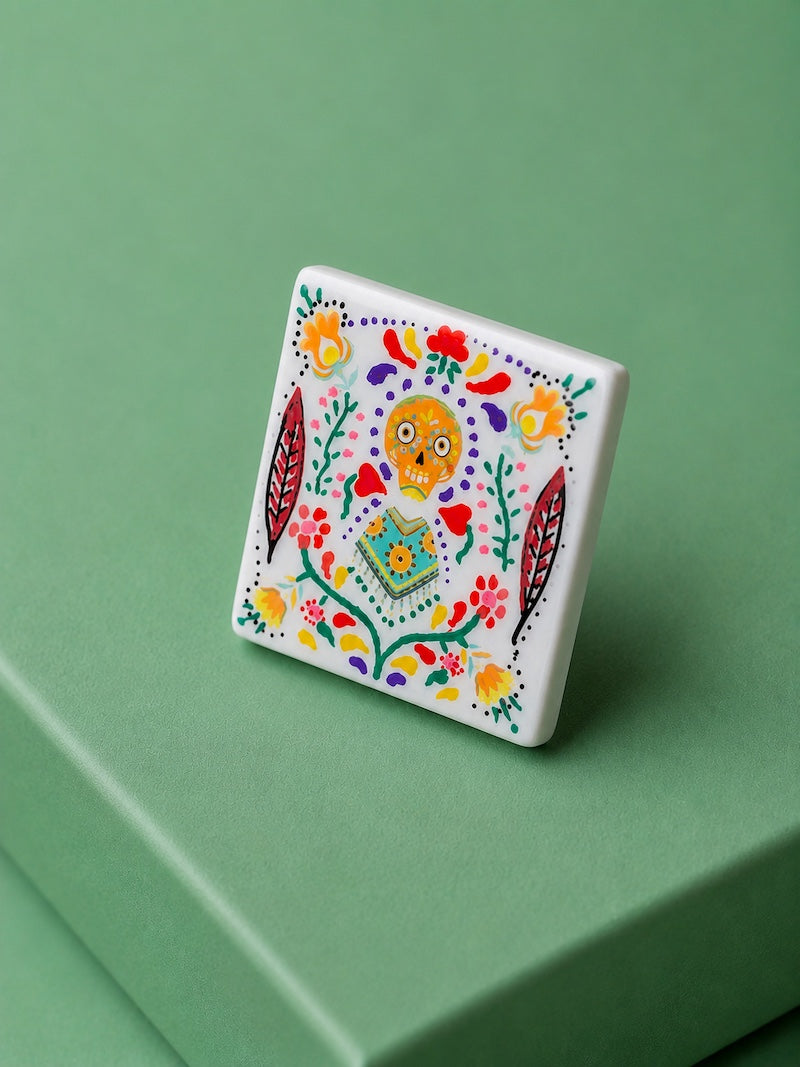 broche tendance calavera mexicaine
