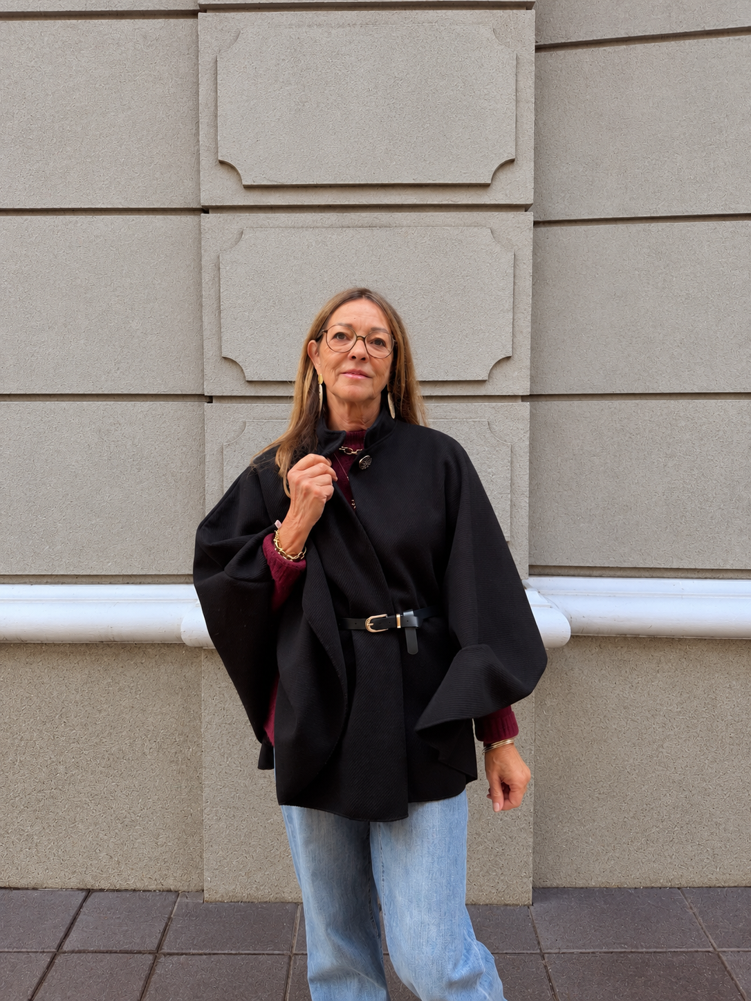 Cape poncho tendance pour femme