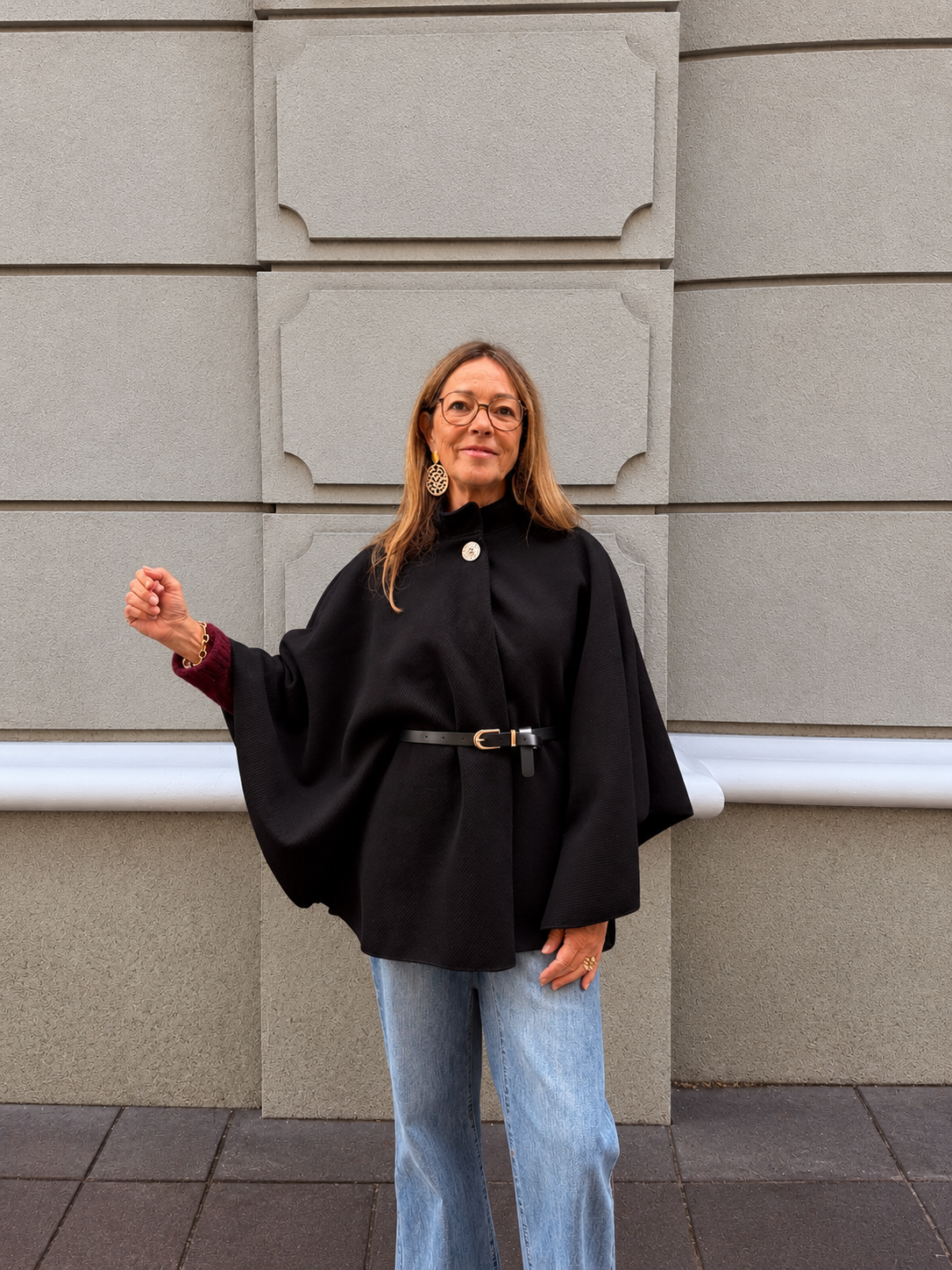 Cape poncho tendance pour femme