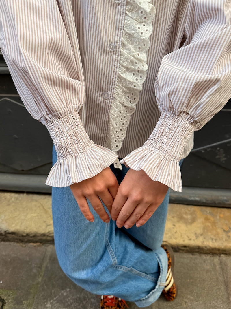 Blouse rayée pour femme