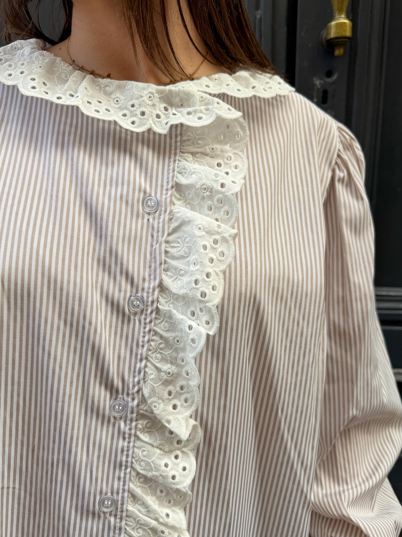 Blouse rayée pour femme