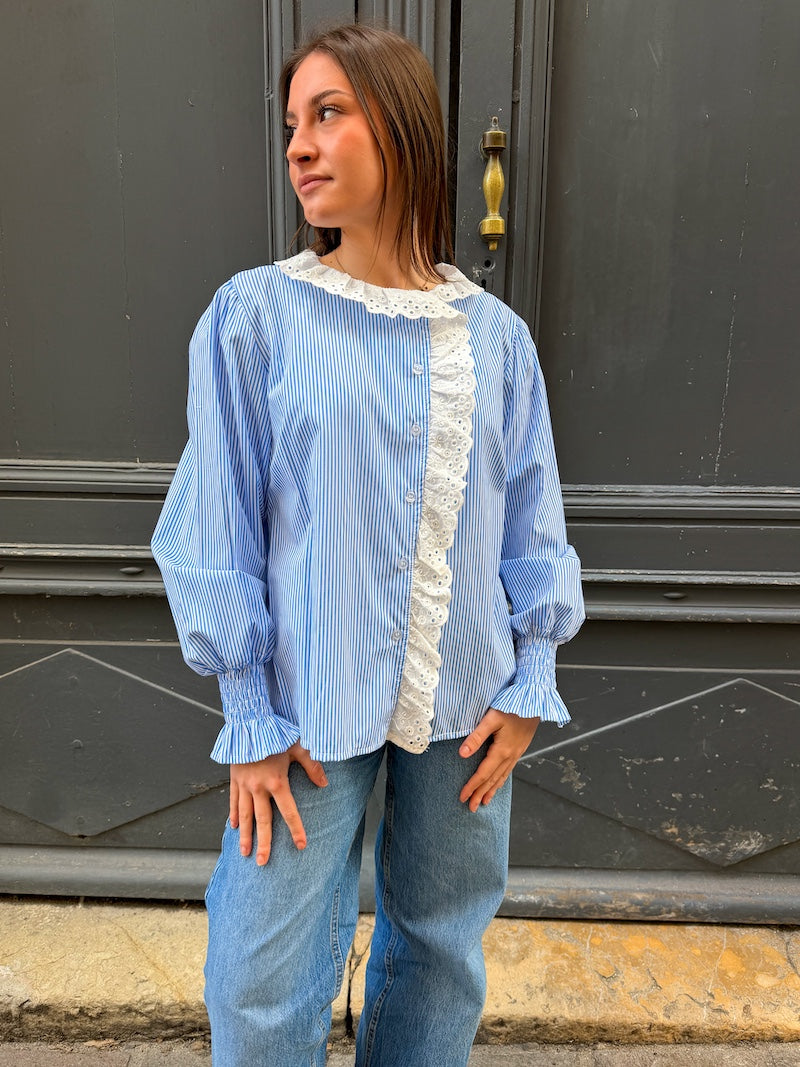 Blouse pour femme rayée