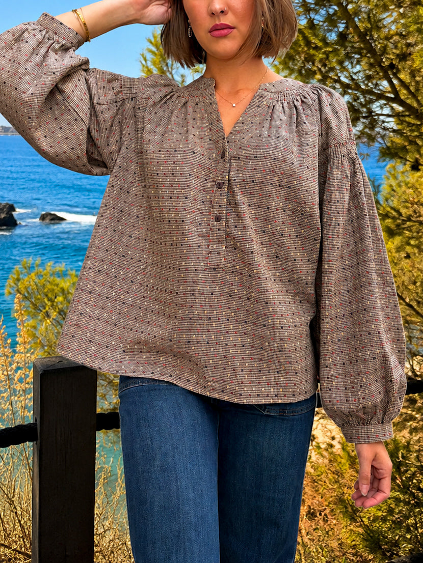 chemise à carreaux bohème chic tendance