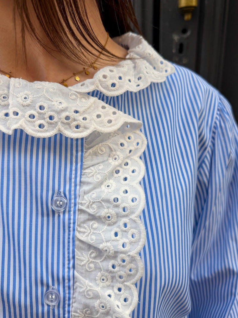 Blouse d'été pour femme rayée