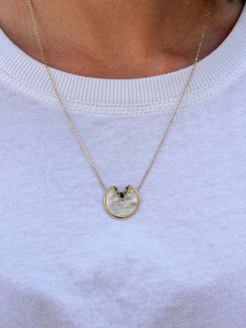 Collier en acier ZAG bijoux