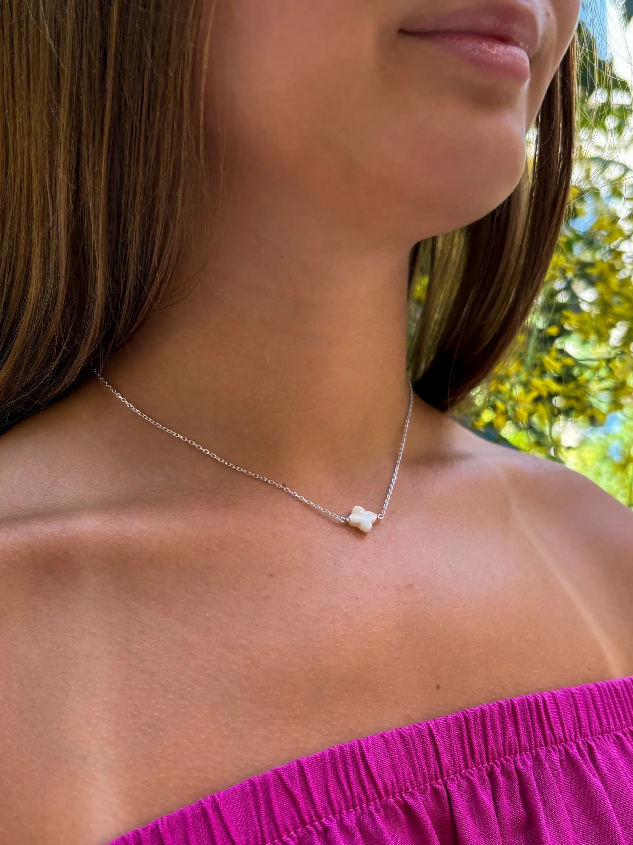 Collier trèfle pour femme