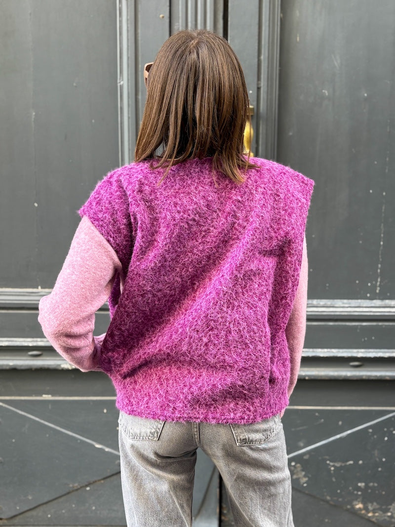 Gilet sans manches duveteux - Tendance et moderne