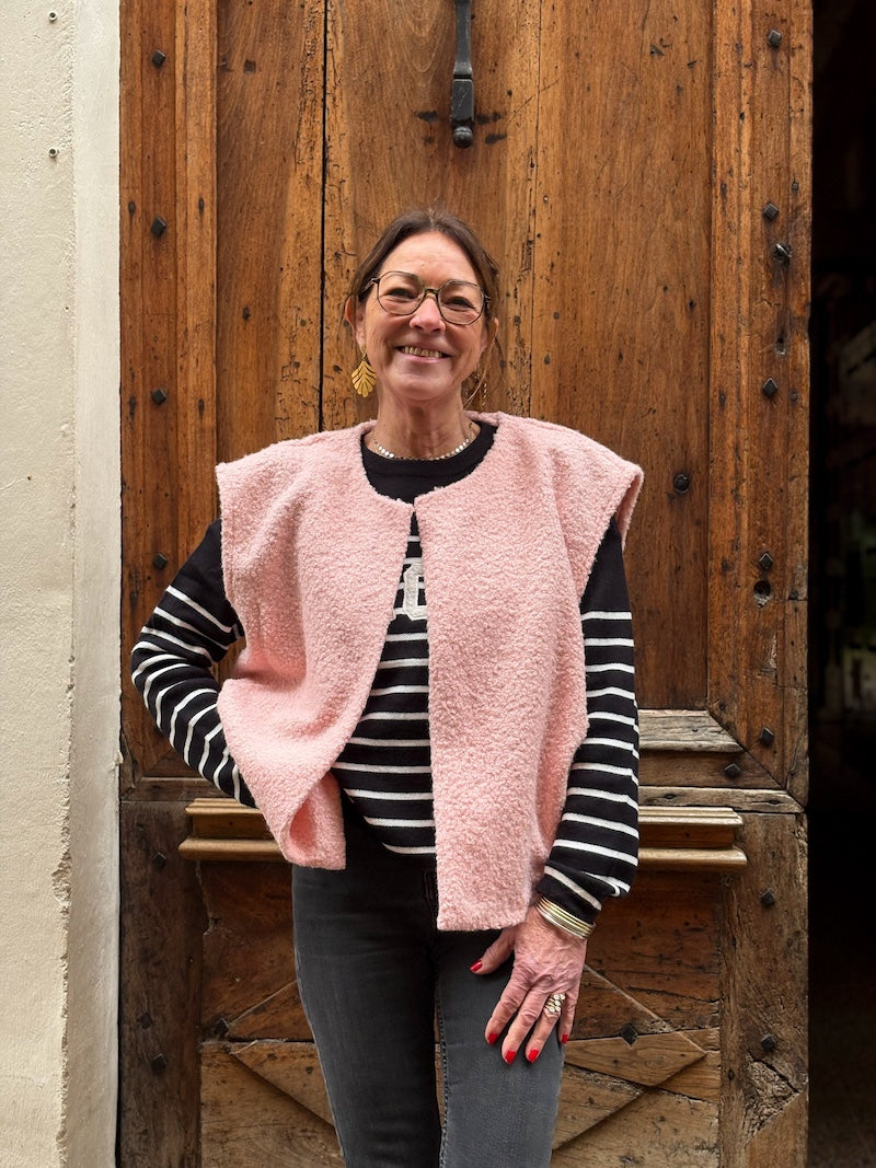 Gilet sans manches duveteux - Tendance et moderne