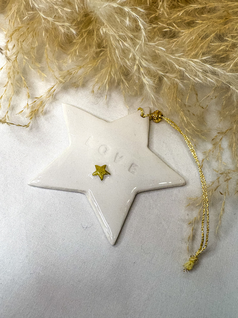 Amulette Étoile Love fait main