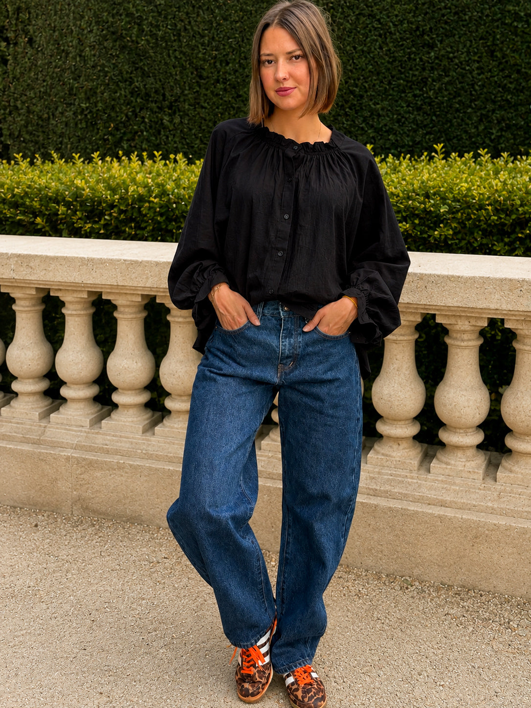 jean ballon tendance pour femme my1996