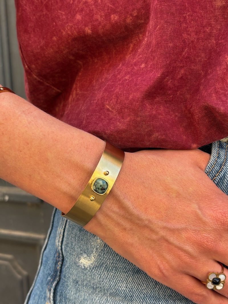 Bracelet jonc ZAG bijoux