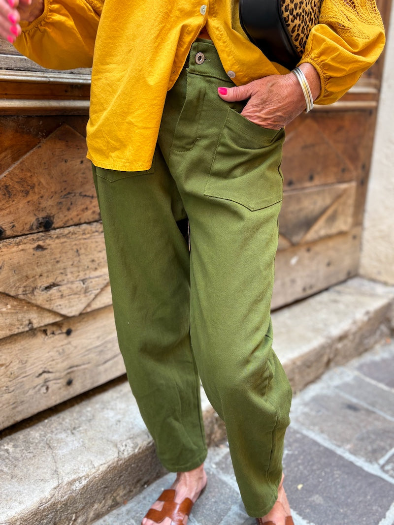 pantalon barrel tendance pour femme