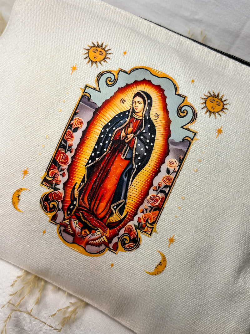 Pochette/trousse Vierge de Guadalupe