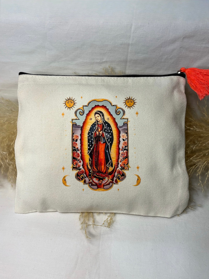 Pochette/trousse Vierge de Guadalupe