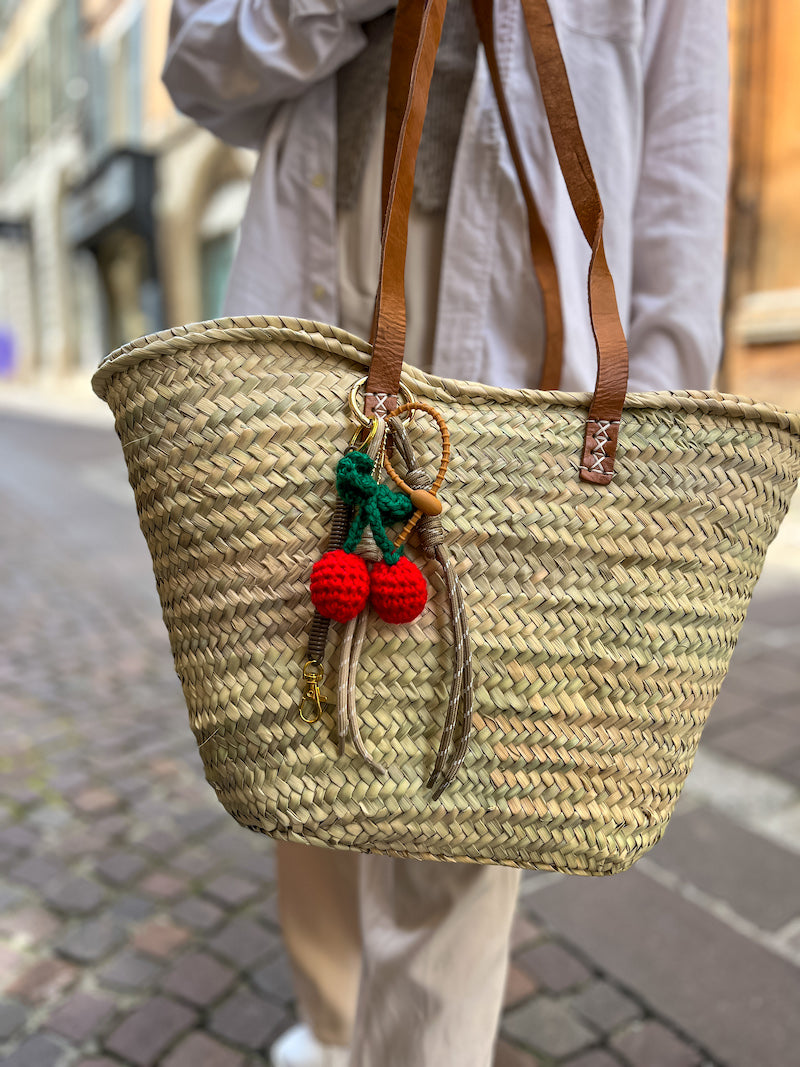 Porte-clés cerises tendance