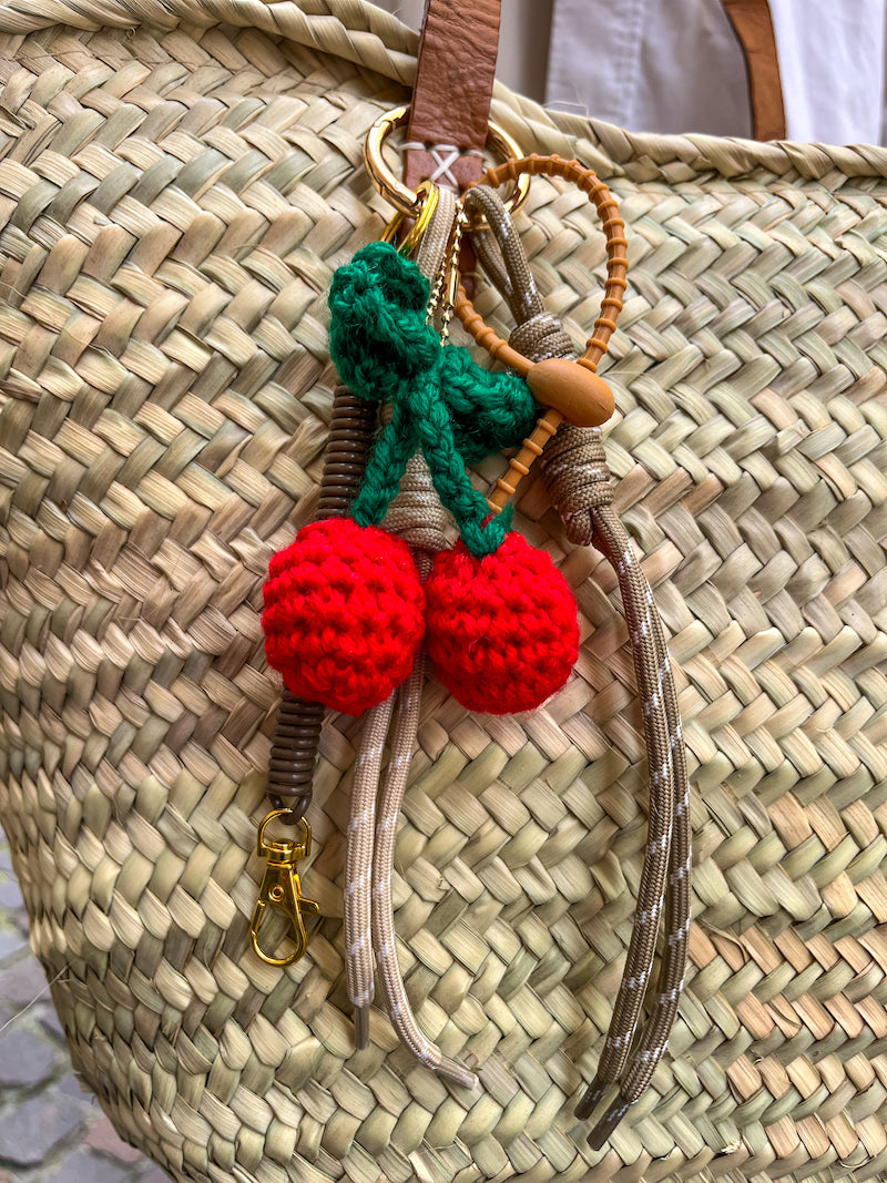 Porte-clés cerises tendance