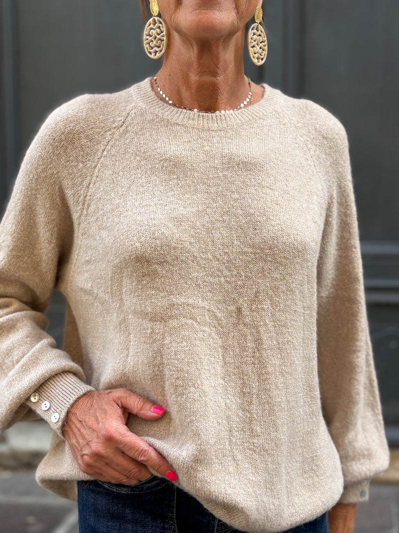 pull col rond tendance pour femme mi saison