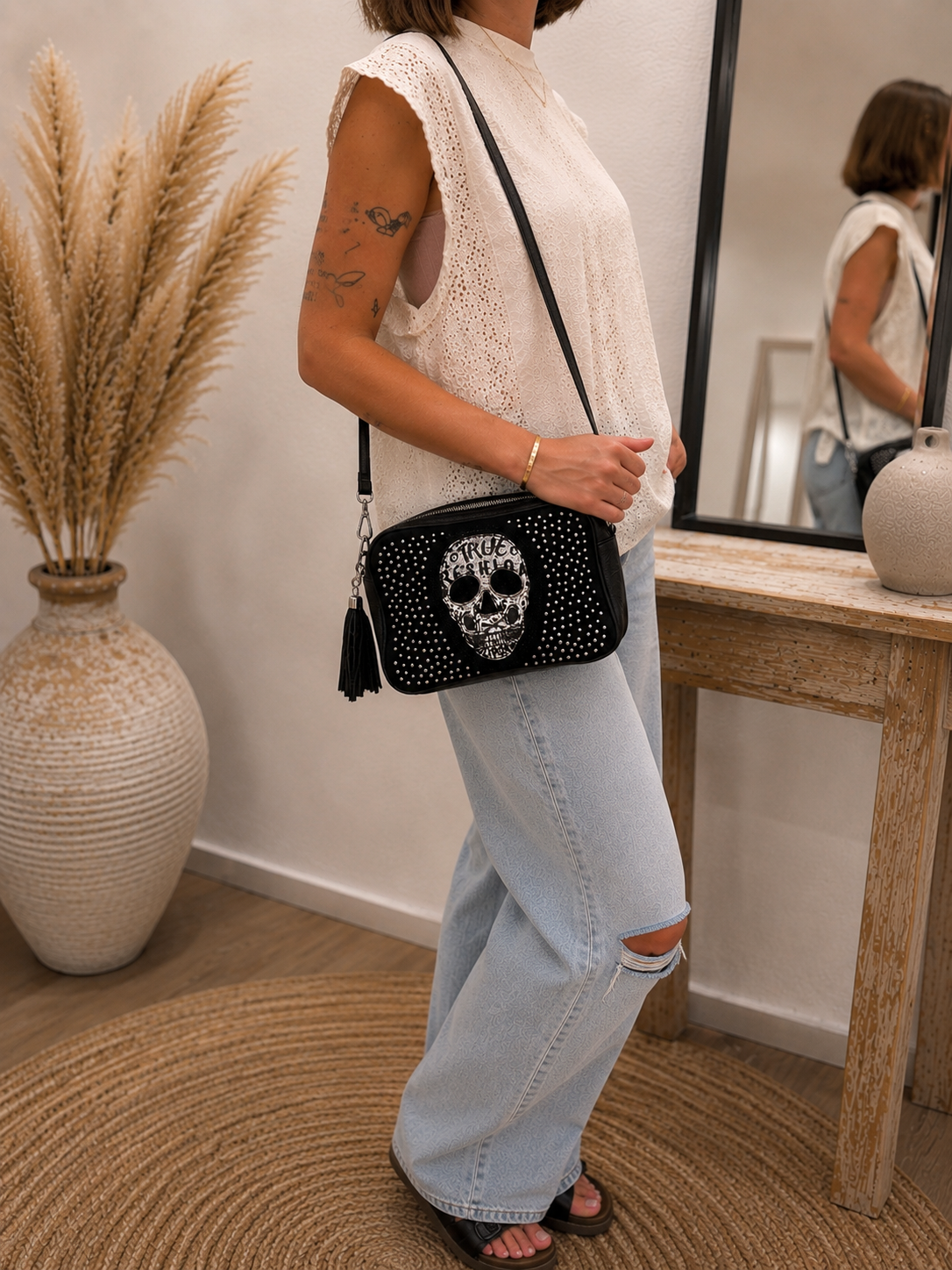 sac tête de mort tendance pour femme