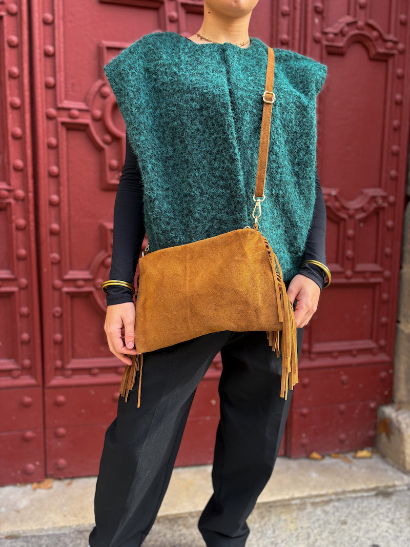 sac a frange couleur camel