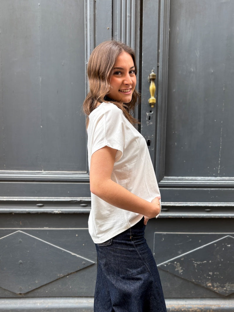 T-shirt Ave Maria en coton recyclé - Love by MD