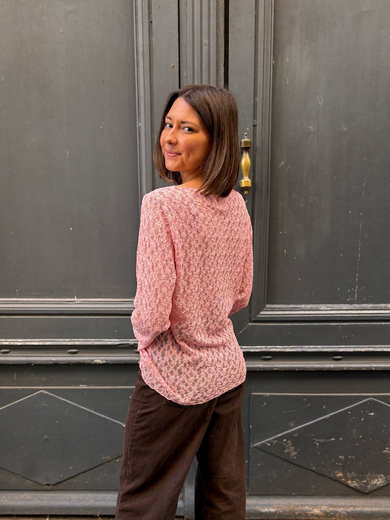 Top en dentelle tendance