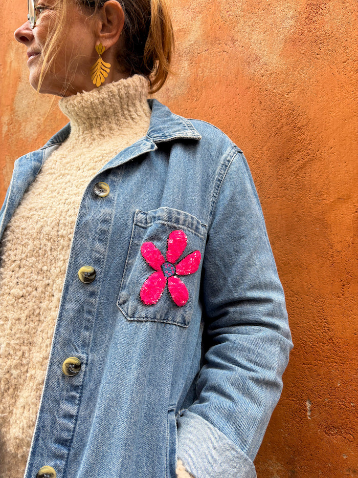 veste originale pour femme personnalisée pop art basquiat