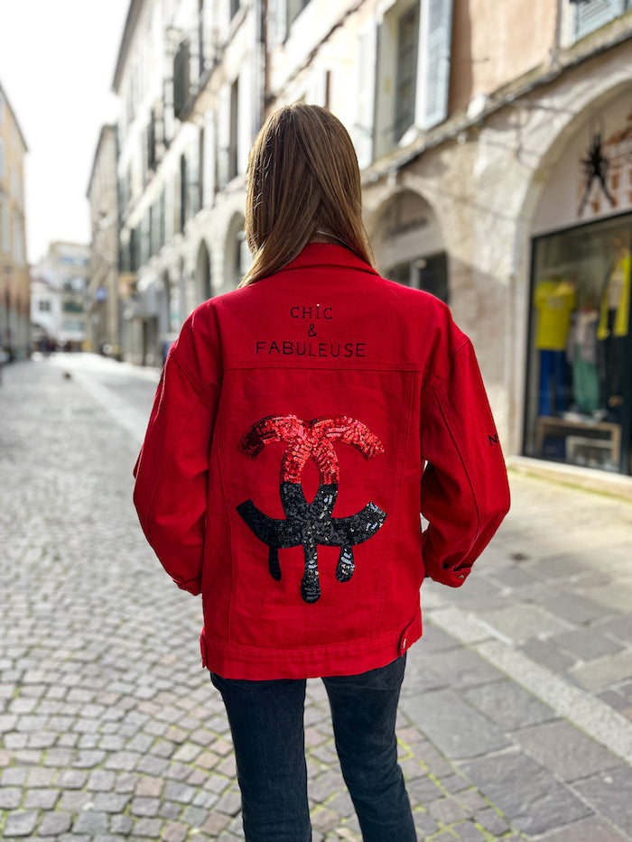 Veste fait main style Chanel haute couture