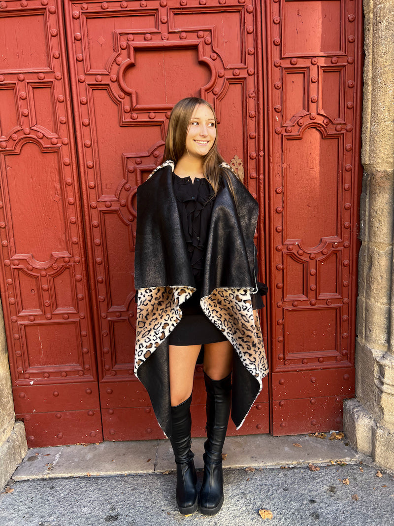 veste sans manches reversible