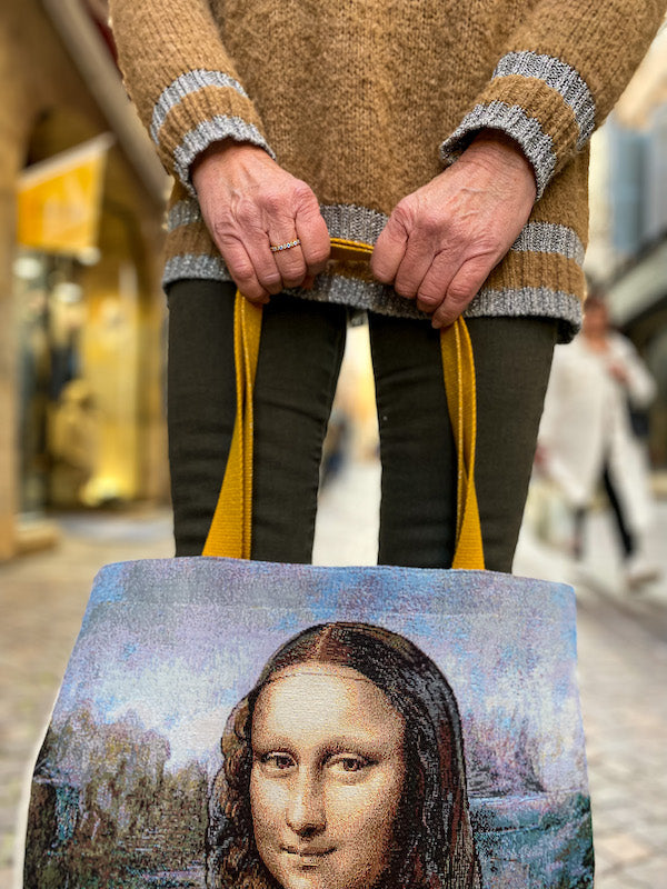 Tote bag Mona Lisa réversible