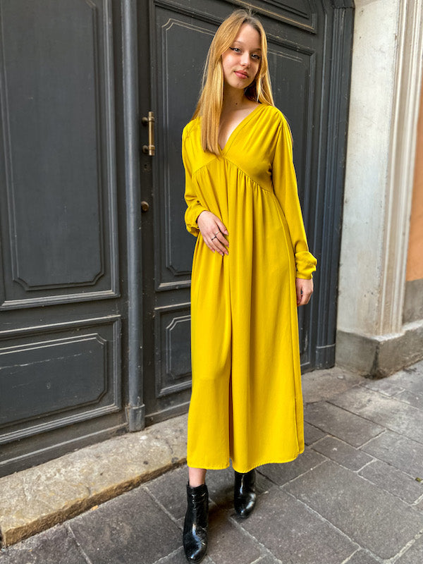 Robe longue jaune Banditas from Marseille