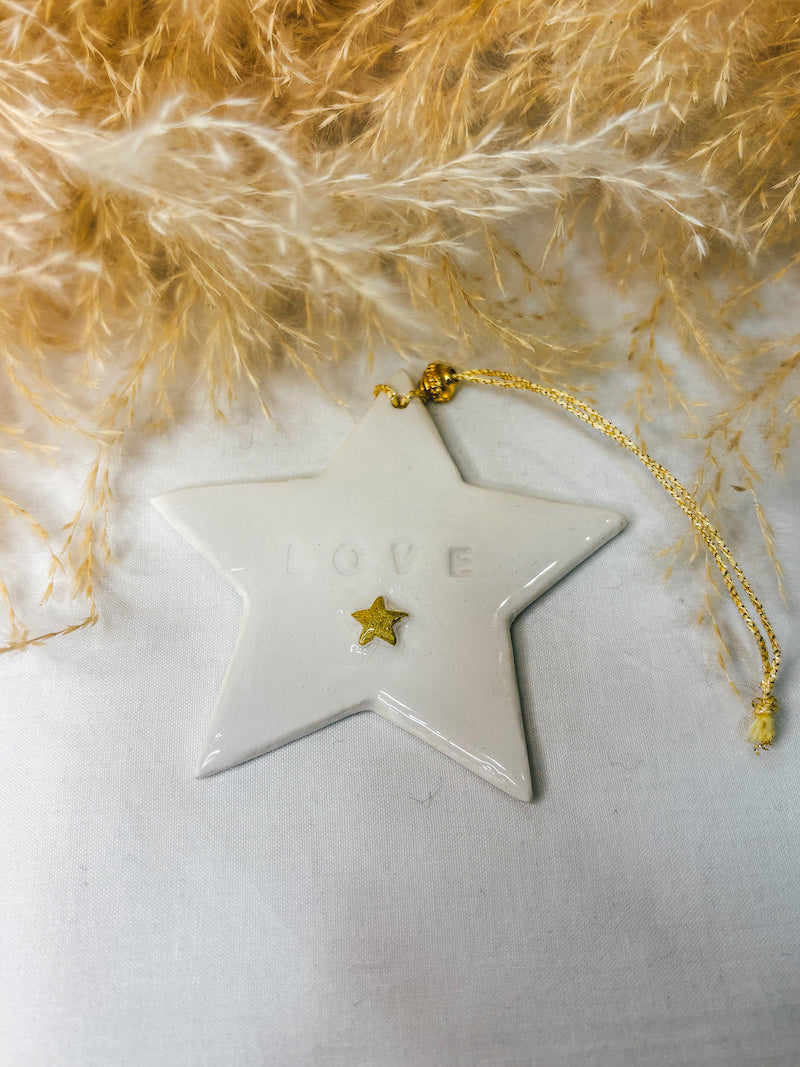 Amulette Étoile Love fait main