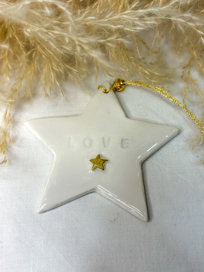 Amulette Étoile Love fait main