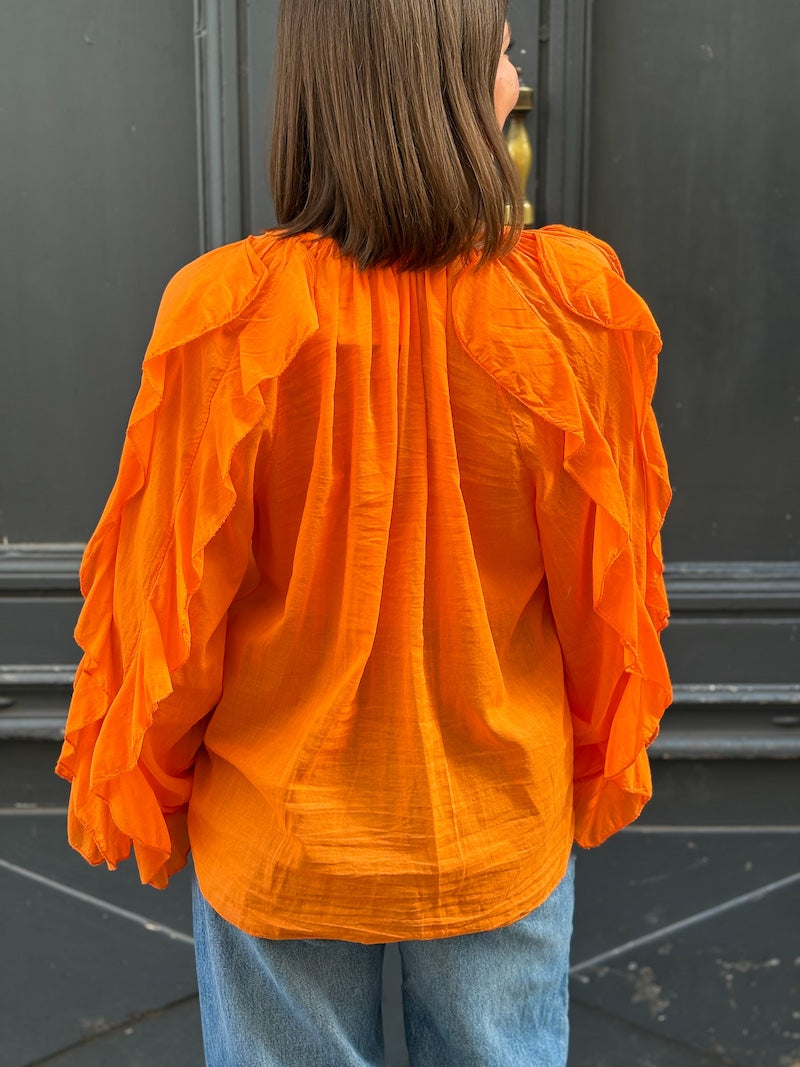 Blouse bohème coton femme