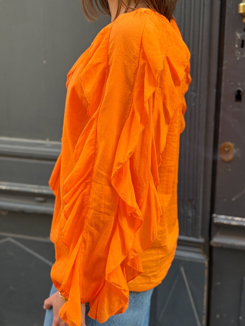 Blouse pour femme en coton bohème