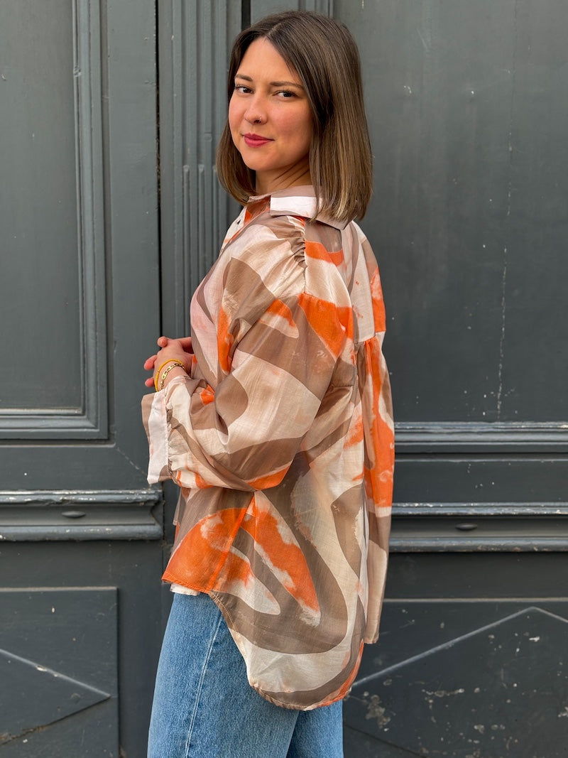Blouse tendance bohème femme