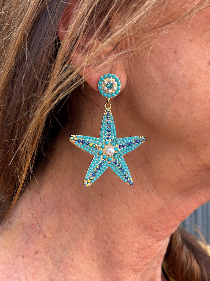 Boucles d'oreilles étoiles de mer