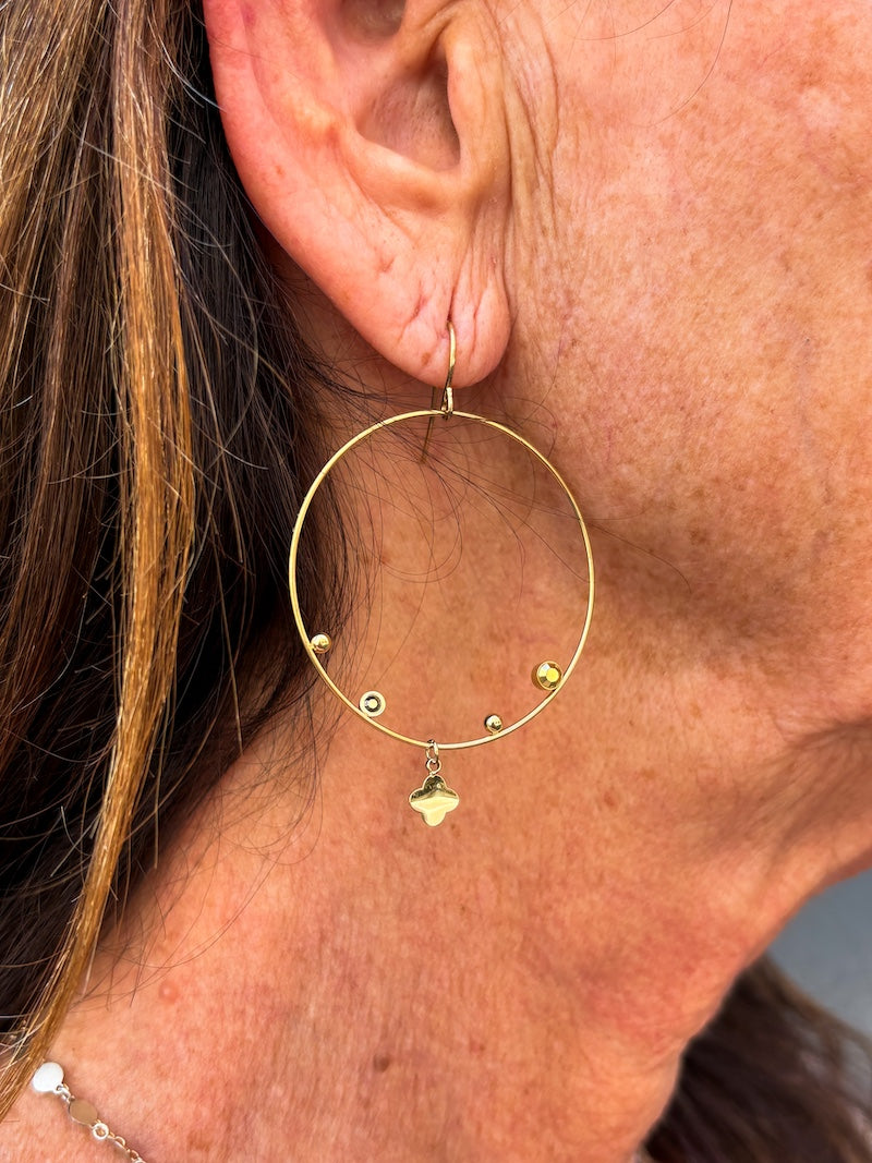 Boucles d'oreilles trèfles ZAG bijoux