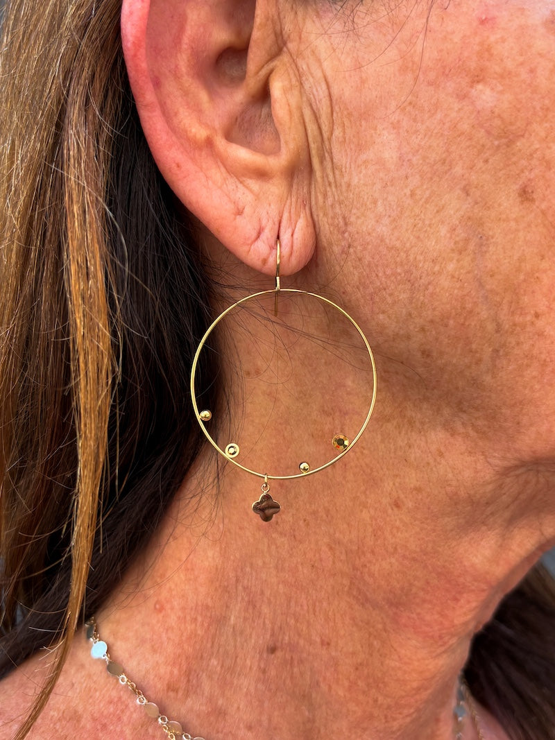 Boucles d'oreilles trèfles ZAG bijoux