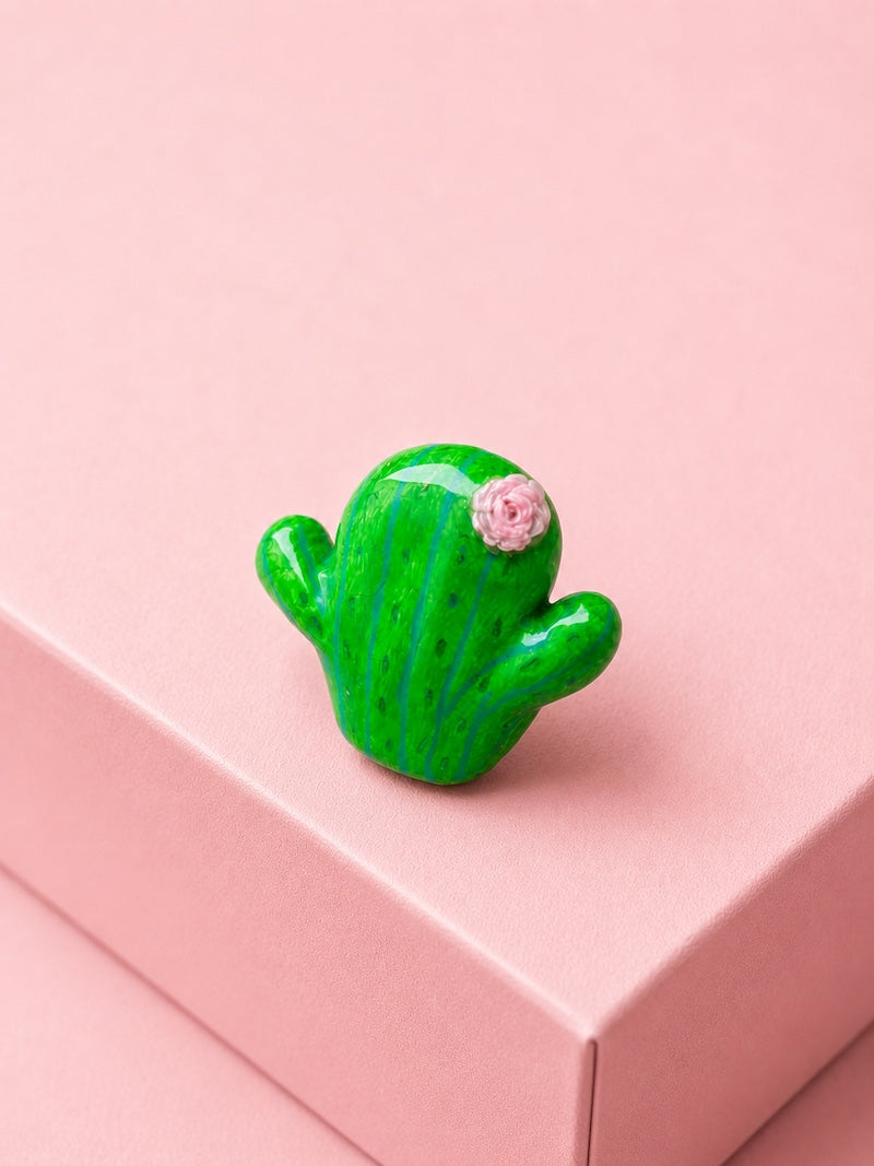 broche cactus tendance