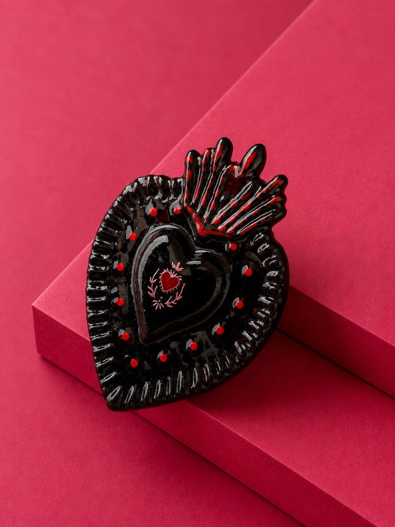 Broche milagros mexicain noir - Bohème et tendance